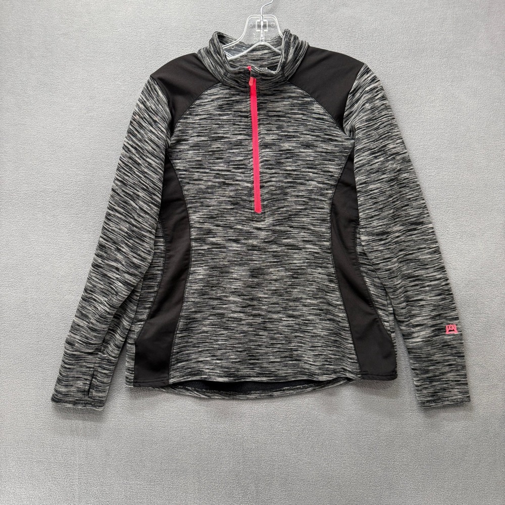 Avalanche Outdoor Supply Co Pullover‎ Womens Large Quarter Zip Fleece Space Dye